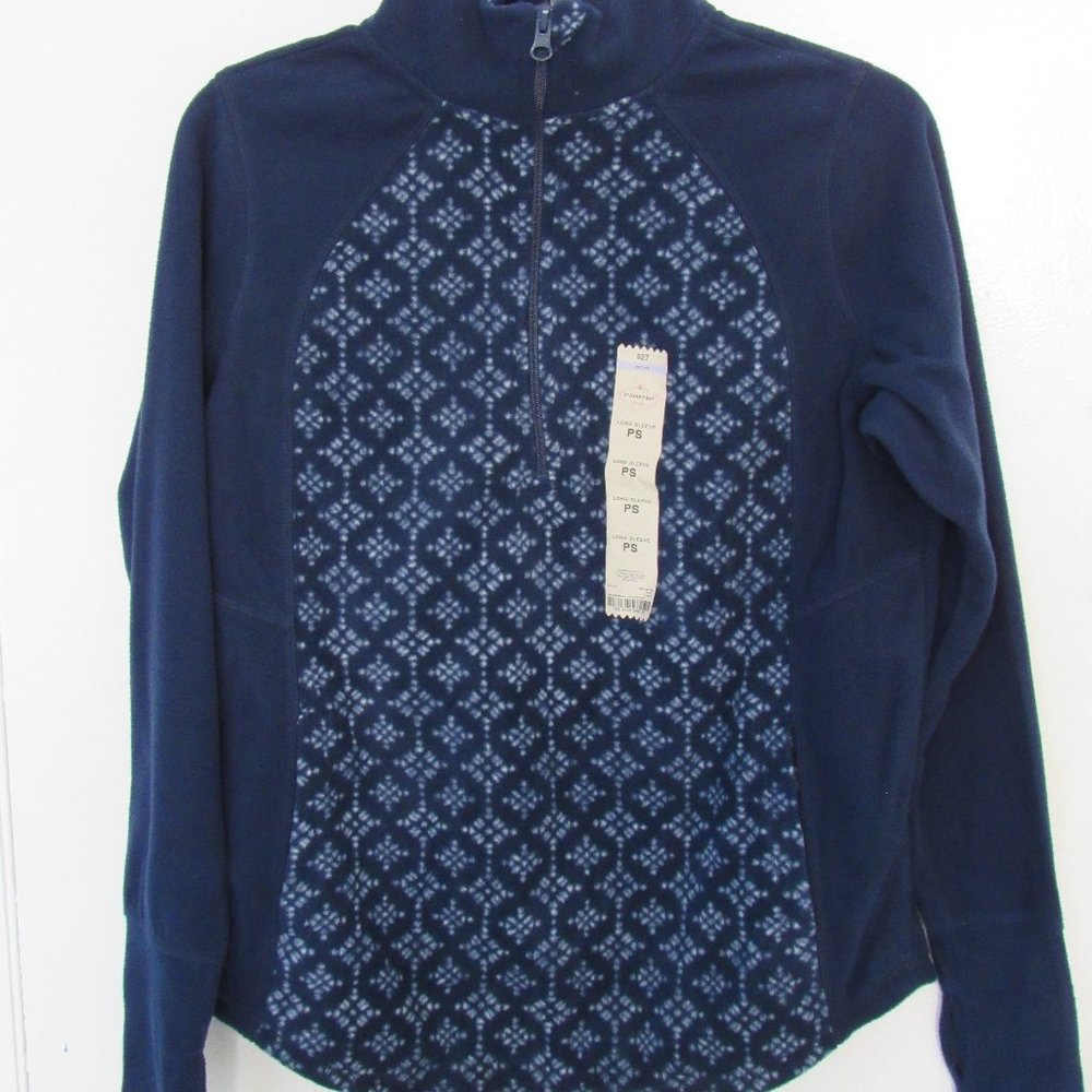 St John's Bay Zip-up Sweatshirt NWT